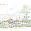 「花花の庭」イメージスケッチ 「花花の庭」イメージスケッチ